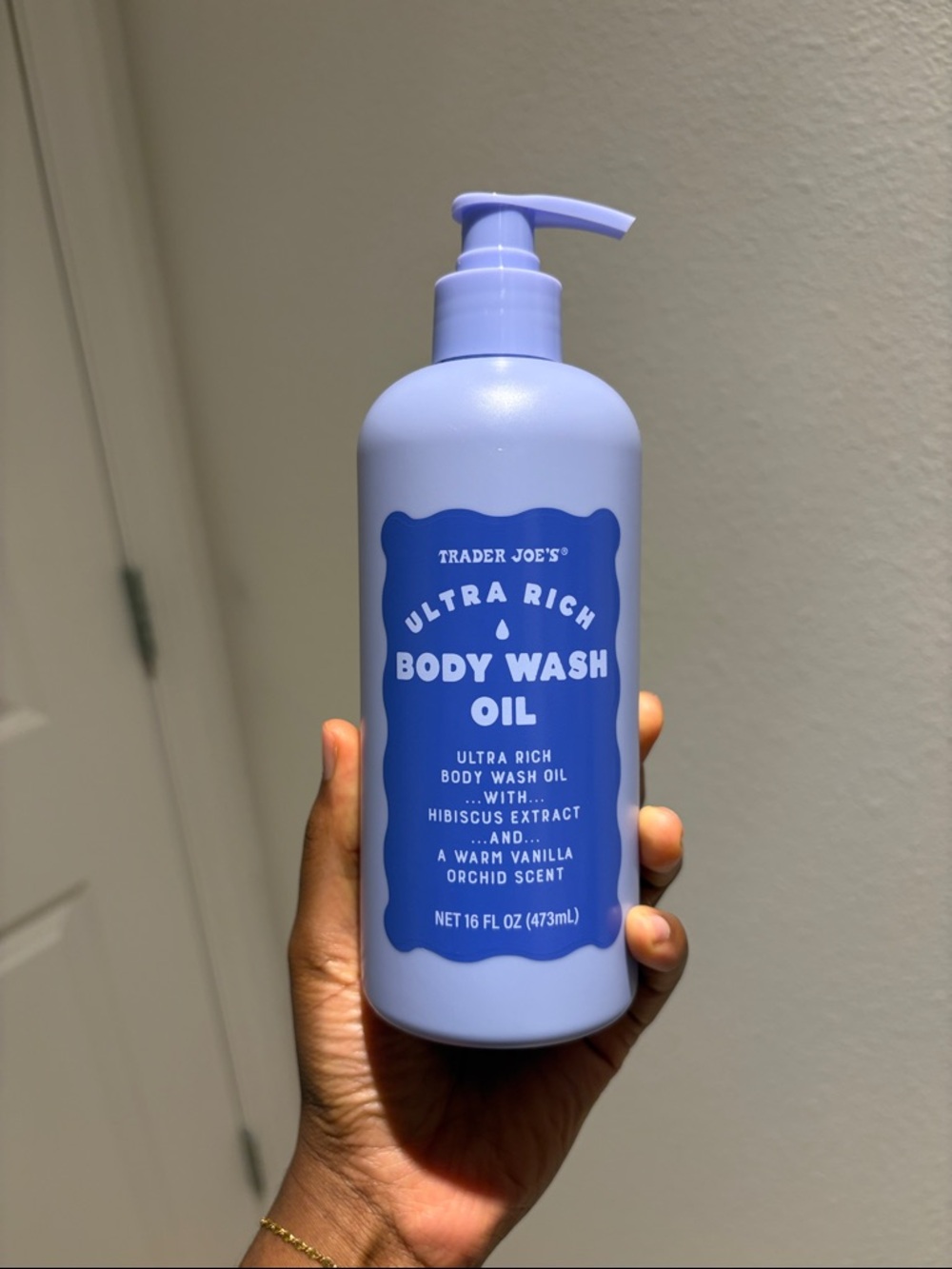 Trader Joe's Ultra Rich Body Wash Oil - Warm Vanilla Orchid